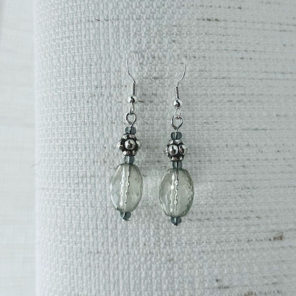 Silver Drop Earrings